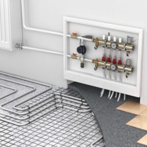 radiant floor heating system