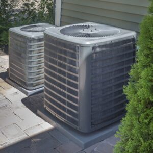HVAC units outside of home