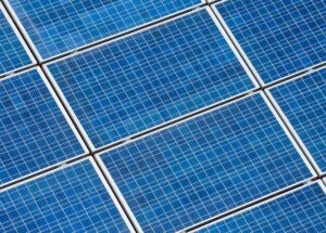 | Air Conditioning Specialists close up of blue solar panels
