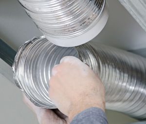 close up of mini duct system