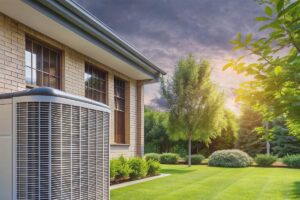 prepping HVAC before stormy weather