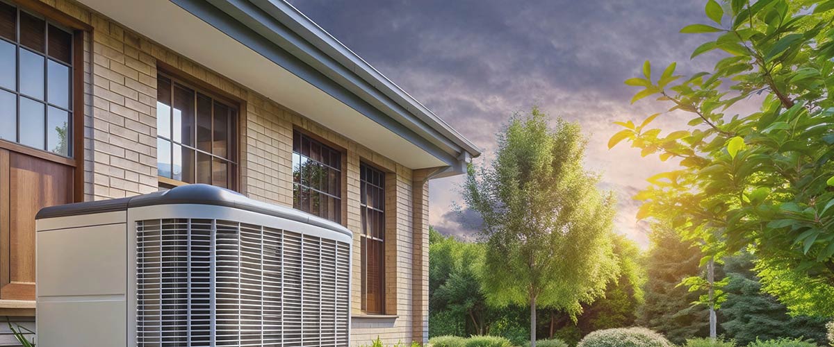 prepping HVAC before stormy weather